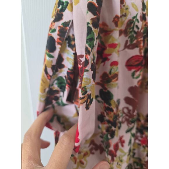 Anthropologie Maeve The Somerset Maxi Dress In Pink Floral S - Picture 7 of 11